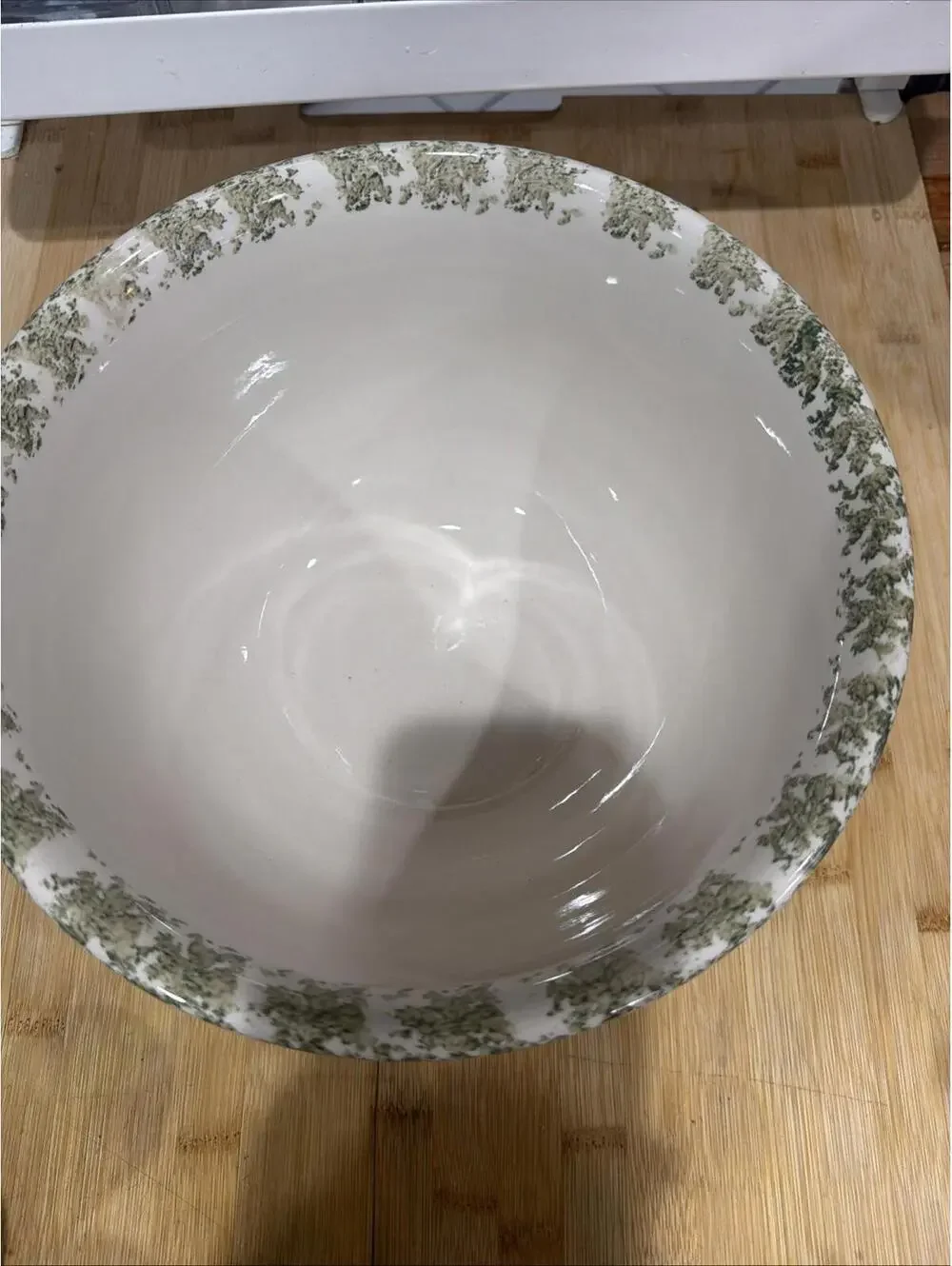 New NWT We Can Build A Snowman Design Stoneware Large Mixing Bowl 10.5 x 6 *